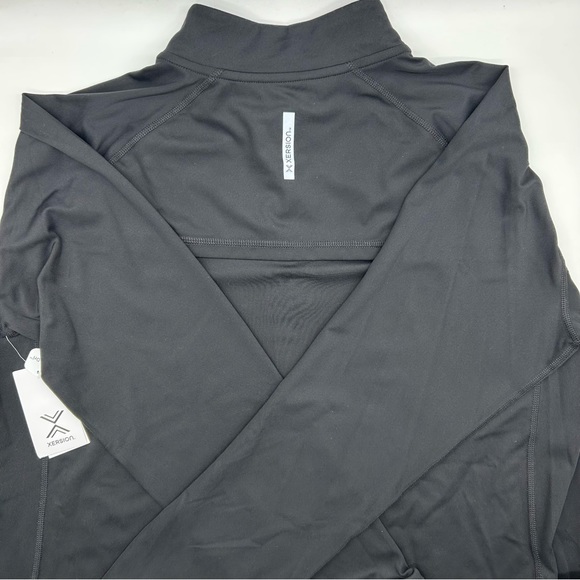 Xersion Women's Black Long Sleeve Quarter-Zip Pullover Size XXL - Picture 11 of 11